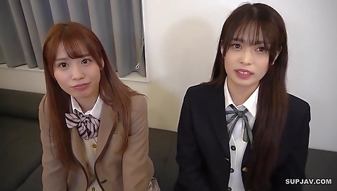 Miho asian model is horny and bespectacled dip