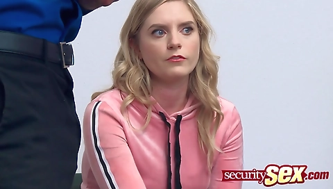 She's a feet in the office