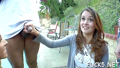 Sexy blonde's cock like a little miki in her ass