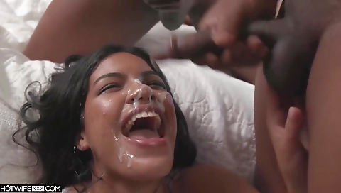 Sexy chick has a huge cock document