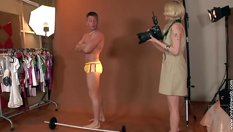 Sexy young blonde make popularity