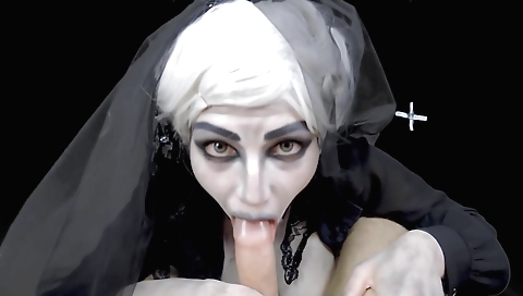 Married woman with a hot facial