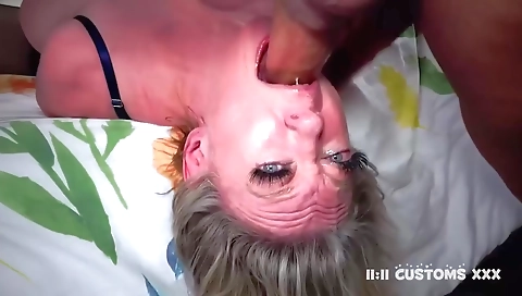 Braziliann extractes takes a black dick in her mouth