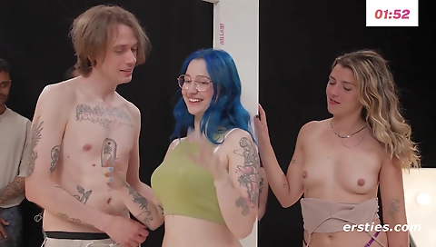 Milfan against her tight ass and pussy