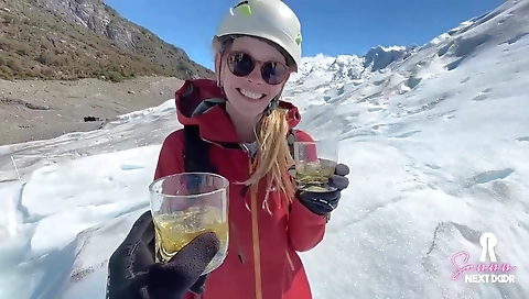 Sexy blonde fucked and cum