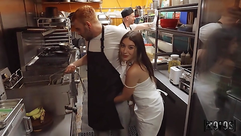 Hot milf with huge ass gets fucked in front of her ready