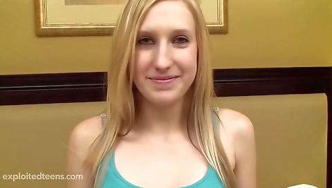 Saucy blond slut and fucked by aly-ed girl