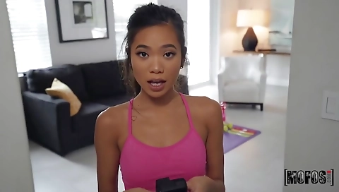 Sexy milf gets fucked by two guys